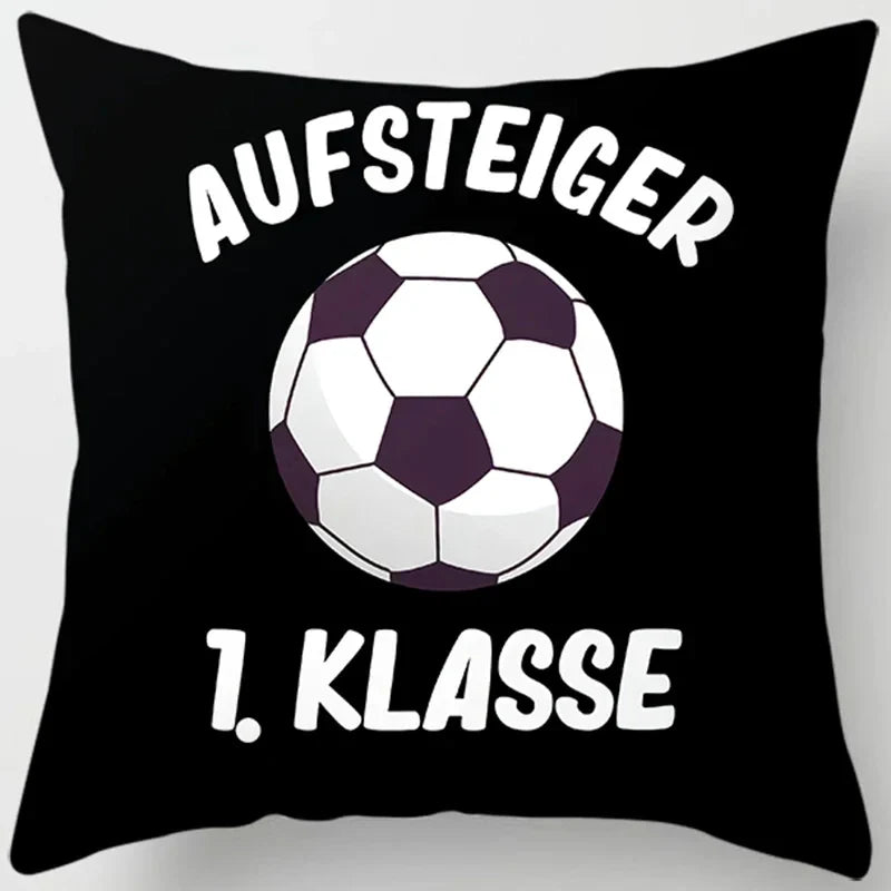 Axyaa Football Square Pillowcase - Home & Car Decor Cushion Cover (45cm*45cm)