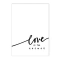 Nordic Love Life Quote Canvas Painting Wall Art for Living Room by Axyaa