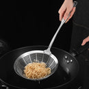 Axyaa Stainless Steel Colander Skimmer Strainer Spoon - Kitchen Utensil