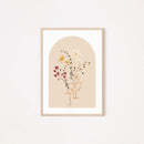 Watercolor Flower Canvas Wall Art Set by Axyaa - Modern, Bohemian, Chic Bedroom Decor