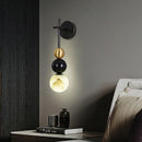 Axyaa Long Rod Marble Wall Lamp for Postmodern Indoor Lighting