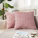 Axyaa Soft Solid Color Cushion Cover Set Luxury Home Decor Sofa Seat Pillow Case