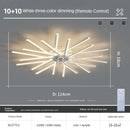 Axyaa Luxury Modern Ceiling Fan Lamp for Living & Dining Room