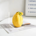 Axyaa Lemon Flower Vase Ceramic | Home Decor Fruit Ornaments Arrangement