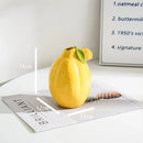 Axyaa Lemon Flower Vase Ceramic | Home Decor Fruit Ornaments Arrangement