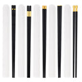 Axyaa Portable Alloy Chopsticks Set Non Slip Dishwasher Safe Sushi Sticks