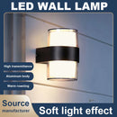 Axyaa Courtyard LED Wall Light: Stylish Outdoor Porch Lighting Fixtures