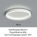 Axyaa LED Ceiling Light: Circular Remote Control Chandelier for Bedroom, Living Room, Kitchen