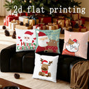Axyaa Christmas Animal-Patterned Pillow Cover for Sofa, Bedroom, Car