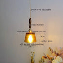 Nordic Copper Pendant Light by Axyaa - Modern Home Decor for Bedroom, Kitchen, Dining Room