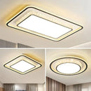 Axyaa Gold Remote Control LED Ceiling Light for Luxurious Indoor Spaces