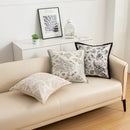 Axyaa Chenille Flower Pillow Cover 45X45 - European Style Decor for Home