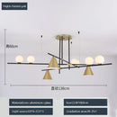 Axyaa Magic Bean Pendant Light: Luxury Nordic Style Chandelier for Home Decor