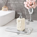 Axyaa Clear Soap Dispenser Body Wash Bottle with Hand Pump