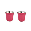 Axyaa Double Wall Espresso Tumbler Glasses Set
