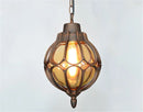 Axyaa Vintage LED Pendant Lamp for Outdoor Courtyard Hanging with Grape Design