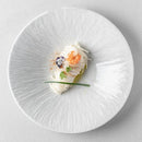 Axyaa Deep Plate: White Hotel Restaurant Dinner Plate for Table Setting - Creative Household Choice