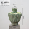 Axyaa Ceramic Graffiti Vase Handcrafted Home Decor Floral Arrangement Bottle