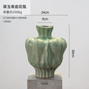 Axyaa Ceramic Graffiti Vase Handcrafted Home Decor Floral Arrangement Bottle