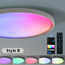 Axyaa Smart RGB Music Ceiling Light with Remote Control - Modern Dimmable AC220V