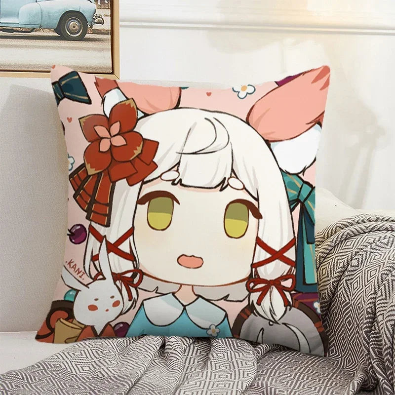 Axyaa 45x45cm Onmyoji Cushion Cover for Stylish Home Decor