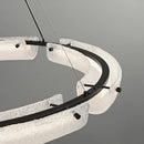 Axyaa Cloud Glass LED Chandelier: Italian Minimalist High-end Designer Lighting