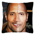Axyaa Rock Face Cushion Cover: Funny Meme Throw Pillow for Home Decoration