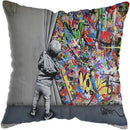 Axyaa Graffiti Street Art Pillow Covers - Home Decoration Lions David Lips Cover