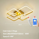 Axyaa LED Ceiling Chandelier Modern Living Room Bedroom Lighting Fixtures
