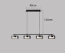 Axyaa Nordic Glass Pendant Light Chandelier for Home Decor & Dining Room
