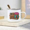 Teacher Enamel Mug by Axyaa - Creative School Water Cup - Perfect Teachers Day Gift
