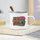 Teacher Enamel Mug by Axyaa - Creative School Water Cup - Perfect Teachers Day Gift