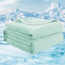 Axyaa Double Sided Ice Silk Cooling Blanket - Lightweight & Smooth Cold Quilt
