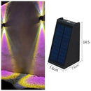 Axyaa Solar LED Fence Lights for Outdoor Garden, Stairs, Courtyard, and Wall Decoration