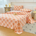 Axyaa Cotton Thickened Old Coarse Cloth Bed Sheet Set - Single Piece