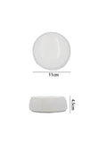 Axyaa White Special-shaped Dinner Plate Set for Restaurant and Kitchen