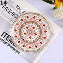 Axyaa Bohemian Nordic Printed Plate - High-Value Household Decor