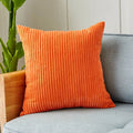 Axyaa Corduroy Pillow Cover 45*45 for Soft Sofa Decor - Nordic Home Decor
