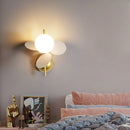 Axyaa Nordic Glass Ball Wall Sconce: Elegant G9 Light for Living Room & Bedroom