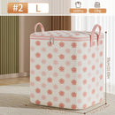 Axyaa Foldable Closet Organizer Bag with Handle for Clothes, Blankets, and Pillows