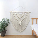 Bohemian Style Handwoven Tassel Cotton Tapestry by Axyaa for Home Decor