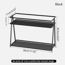 Axyaa Double-Layer Cup Holder & Tea Set Organizer stand for Desk, Dining Table Storage