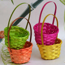 Axyaa Hand-Woven Flower Storage Baskets: 3 Shapes for Shopping & Storage