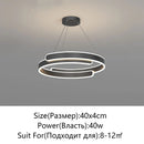 Axyaa Modern LED Ceiling Chandelier for Home Decor Lighting