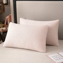 Axyaa Summer Feather Silk Pillow with Cool Doudou Ice Silk, Breathable Mesh Edge