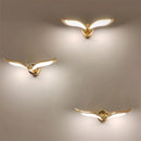 Axya Nordic Seagull LED Wall Lamp for Bedroom Vanity and Indoor Lighting