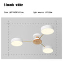 Axyaa Black LED Ceiling Lamp: Creative Pendant Chandelier for Home Decor