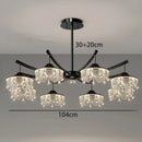 Axyaa Modern LED Pendant Light Chandeliers for Living Room