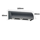 Axyaa Outdoor Waterproof Wall Sconce, 6W Down Wall Lights for Garden Patio Terrace Livingroom Decor