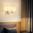 Axyaa LED Fabric Wall Lampshade for Bedroom Bedside Lighting
